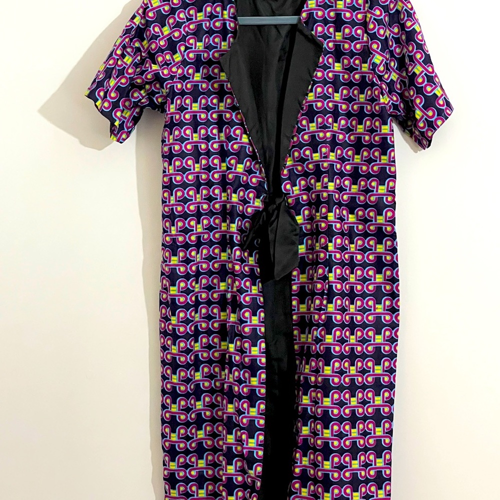 African fabric (Ankara) open front jacket